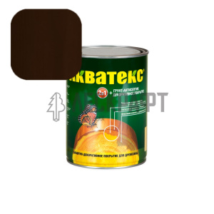 Защитно-декоративное покрытие 2в1 Акватекс палисандр 9 л Рогнеда 